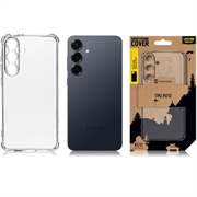 Samsung Galaxy S25+ Tactical Plyo TPU-deksel - Gjennomsiktig