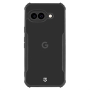 Google Pixel 9a Tactical Quantum Stealth-deksel med forsterkede hjørner - klar / svart