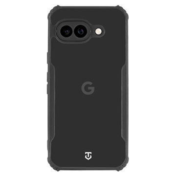 Google Pixel 9a Tactical Quantum Stealth-deksel med forsterkede hjørner - klar / svart