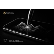 iPhone 17 Pro/18 Pro Tactical Sapphire Bullet Beskyttelsesglass - svart kant