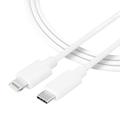 Tactical USB-C / Lightning-kabel iPhone, iPad, iPod - 2 m - hvit