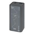 Tactical Squad Battalion 20000mAh powerbank med TFT-skjerm - grå