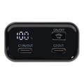 Tactical Squad Company 10000mAh powerbank med hurtiglading - grå