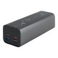Tactical Squad Head Quarters 27000mAh powerbank med TFT-skjerm - grå