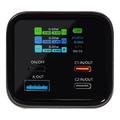 Tactical Squad Head Quarters 27000mAh powerbank med TFT-skjerm - grå