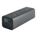 Tactical Squad Head Quarters 27000mAh powerbank med TFT-skjerm - grå