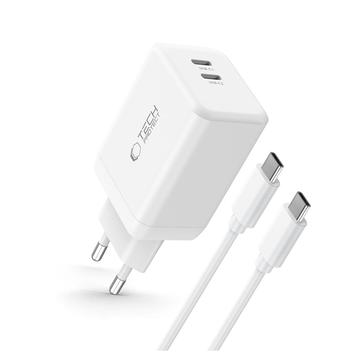 Tech-Protect 45W GAN USB-C lader - iPhone 17 Pro Max, Air, iPad Pro 13 2025