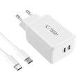 Tech-Protect 45W GAN USB-C lader - iPhone 17 Pro Max, Air, iPad Pro 13 2025