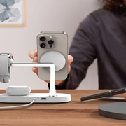 Tech-Protect A12 3-i-1 MagSafe trådløs lader 15 W med innebygd LED-lampe