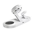 Tech-Protect A51 ArcticBoost 3-i-1 MagSafe-lader med aktiv kjøling - 25W Qi 2.2 - hvit