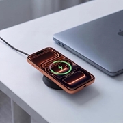 Tech-Protect A55 2-i-1 magnetisk/MagSafe trådløs lader 25W, Qi 2.2