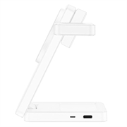 Tech-Protect A56 3-i-1 magnetisk/Magsafe trådløs lader 25W, QI2.2 – hvit