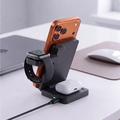 Tech-Protect A56 3-i-1 magnetisk/Magsafe trådløs lader 25W, QI2.2 – Svart