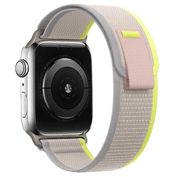 Tech-Protect Apple Watch Ultra 2/Ultra/9/8/SE (2022)/7/SE/6/5/4/3/2/1 Nylon Rime - Beige