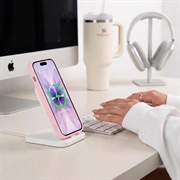 iPhone 17 Tech-Protect BasicMag MagSafe-deksel - matt lysrosa