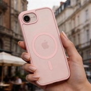 iPhone 16e/17e Tech-Protect BasicMag MagSafe-deksel - matt lysrosa