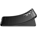 Samsung Galaxy A23 5G Tech-Protect Børstet TPU Deksel - Karbonfiber - Svart