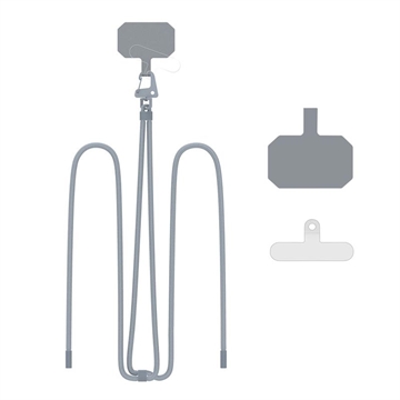 Tech-Protect C5S CrossBody smarttelefonrem - stålgrå