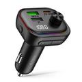 Tech-Protect CC07 3-ports 54W billader og Bluetooth-FM-sender - svart