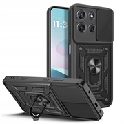 Motorola Moto G67 Power/G57 Power Tech-Protect CamShield Pro Deksel - Svart