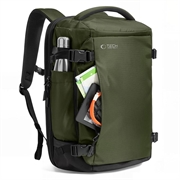 Tech-Protect Defender S70 24L reise-ryggsekk for bærbar PC (håndbagasje) – Ryanair/Wizz Air – 40x30x20cm – militærgrønn