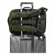 Tech-Protect Defender S70 24L reise-ryggsekk for bærbar PC (håndbagasje) – Ryanair/Wizz Air – 40x30x20cm – militærgrønn