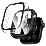 Apple Watch Series 12 Tech-Protect Defense360-etui med skjermbeskytter - 46mm - 2 stk. - Svart / Gjennomsiktig