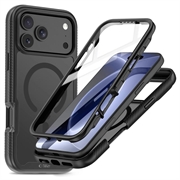 iPhone 18 Pro/17 Pro Tech-Protect Defense360 MagSafe-deksel med skjermbeskytter - Matt svart
