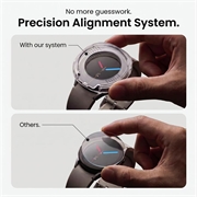 Samsung Galaxy Watch8/9 Tech-Protect Easy Set+ skjermbeskytter i herdet glass – 44mm – 2 stk. – Klar