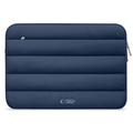 Tech-Protect Fluffy plysj laptop-etui 15"-16" - marineblå