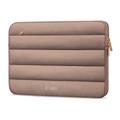 Tech-Protect Fluffy plysj laptop-etui 15"-16" - valnøtt