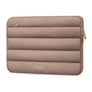 Tech-Protect Fluffy plysj laptop-etui 15"-16" - valnøtt