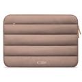 Tech-Protect Fluffy plysj laptop-etui 15"-16" - valnøtt