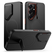 Samsung Galaxy S26 Tech-Protect Kevlar Aura-deksel - MagSafe-kompatibel - Svart / Oransje