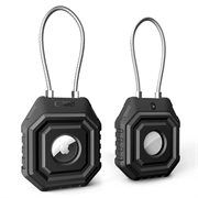 Apple AirTag 1/2 Tech-Protect Kevlar Seal-etui - svart