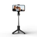 Tech-Protect L02S Kompakt selfie-stang med stativ og Bluetooth - svart