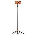 Tech-Protect L10S MagSafe Selfie Stick-stativ med Bluetooth-fjernkontroll - svart / oransje