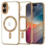 iPhone 17 Tech-Protect MagFlex-deksel - MagSafe-kompatibelt - Klar / Gull
