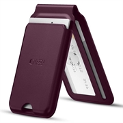 Tech-Protect MagWallet Stand MagSafe-kompatibel kortholder - Burgund