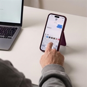 Tech-Protect MagWallet Stand MagSafe-kompatibel kortholder - Burgund