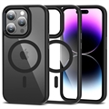 iPhone 15 Pro Tech-Protect Magmat Deksel - MagSafe-kompatibel - Gjennomskinnelig Svart