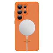Samsung Galaxy S26 Ultra Tech-Protect Magmat Deksel - MagSafe-kompatibel - Matt oransje