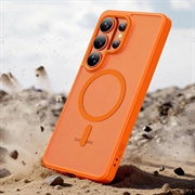 Samsung Galaxy S26 Ultra Tech-Protect Magmat Deksel - MagSafe-kompatibel - Matt oransje