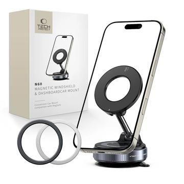 Tech-Protect N60 magnetisk MagSafe-bilholder - svart