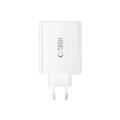 Tech-Protect NC120W GaN-lader med 4 porter - 120W - hvit