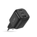 Tech-Protect NCA100W-GaN vegglader med 3 porter og 100W - svart