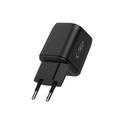 Tech-Protect NCA100W-GaN vegglader med 3 porter og 100W - svart