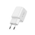 Tech-Protect NCA100W-GaN vegglader med 3 porter og 100W - hvit