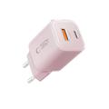 Tech-Protect NCM33W Vegglader med to porter og 30W - rosa