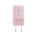 Tech-Protect NCM33W Vegglader med to porter og 30W - rosa